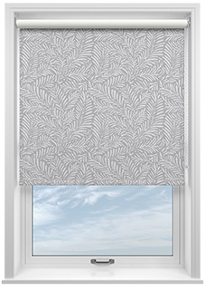 Balmy Palms (Blackout), Grey Whisp - Roller Blind